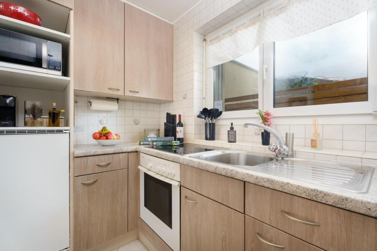 Helles, Chalet-Stil Apartment mit Allalinblick