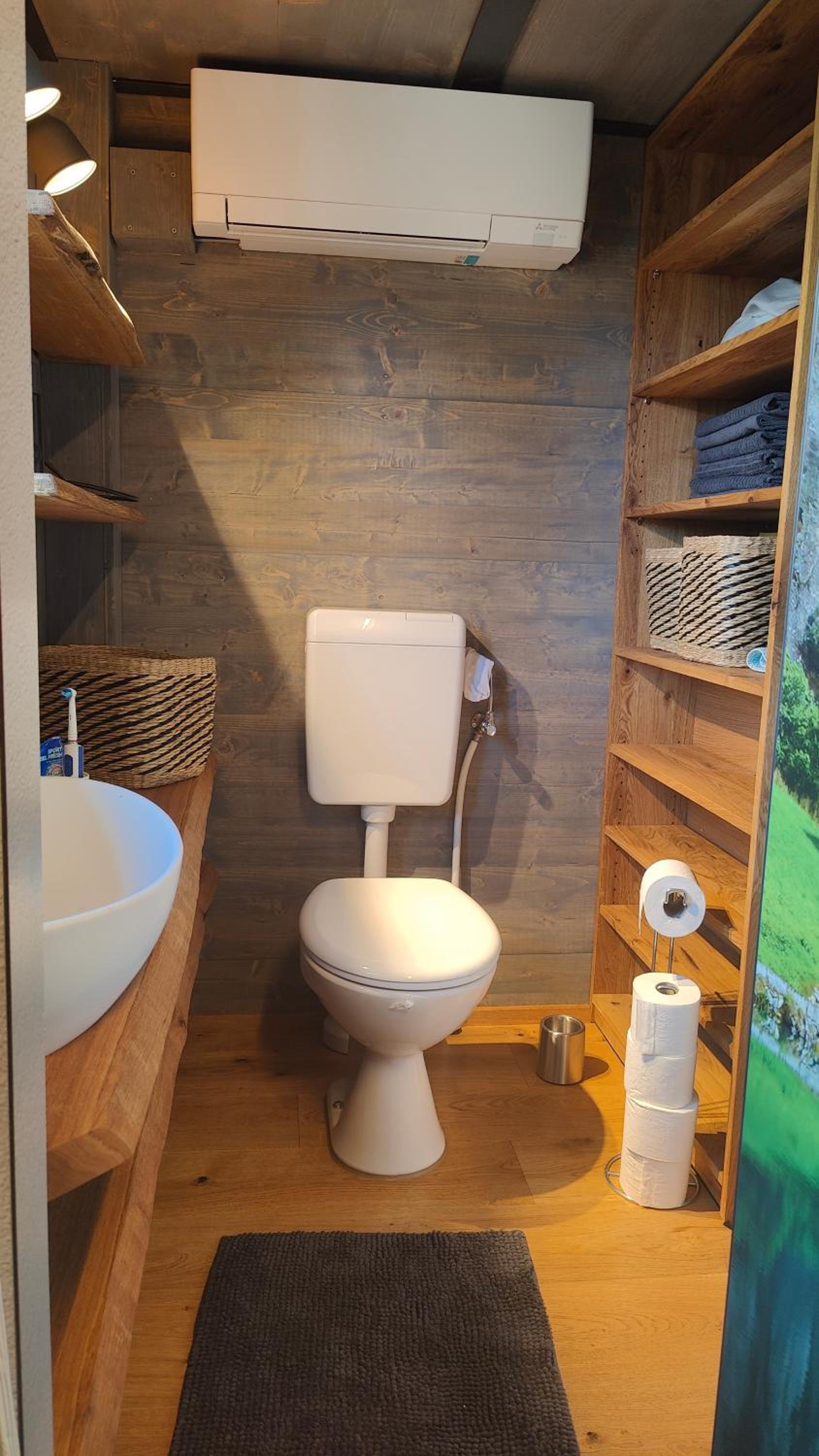 TinyHousebeiDresden mit Faßsauna spektakuläres winziges Häuschen auf Stelzen im Pferdeteich, Kaminofen, umlaufende Terrasse - Nähe Sächsische Schweiz - Von
