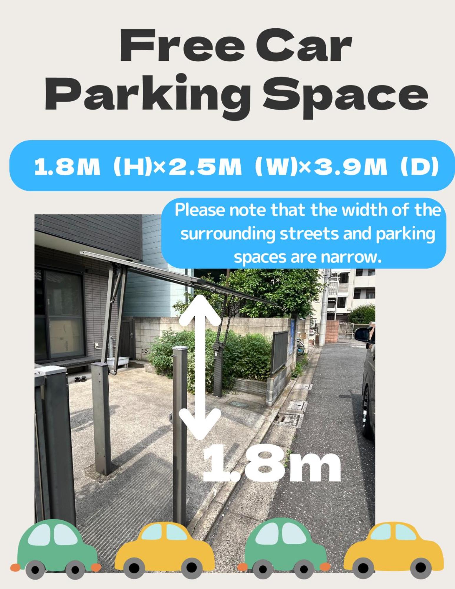 Tokyo log house with Free parking
