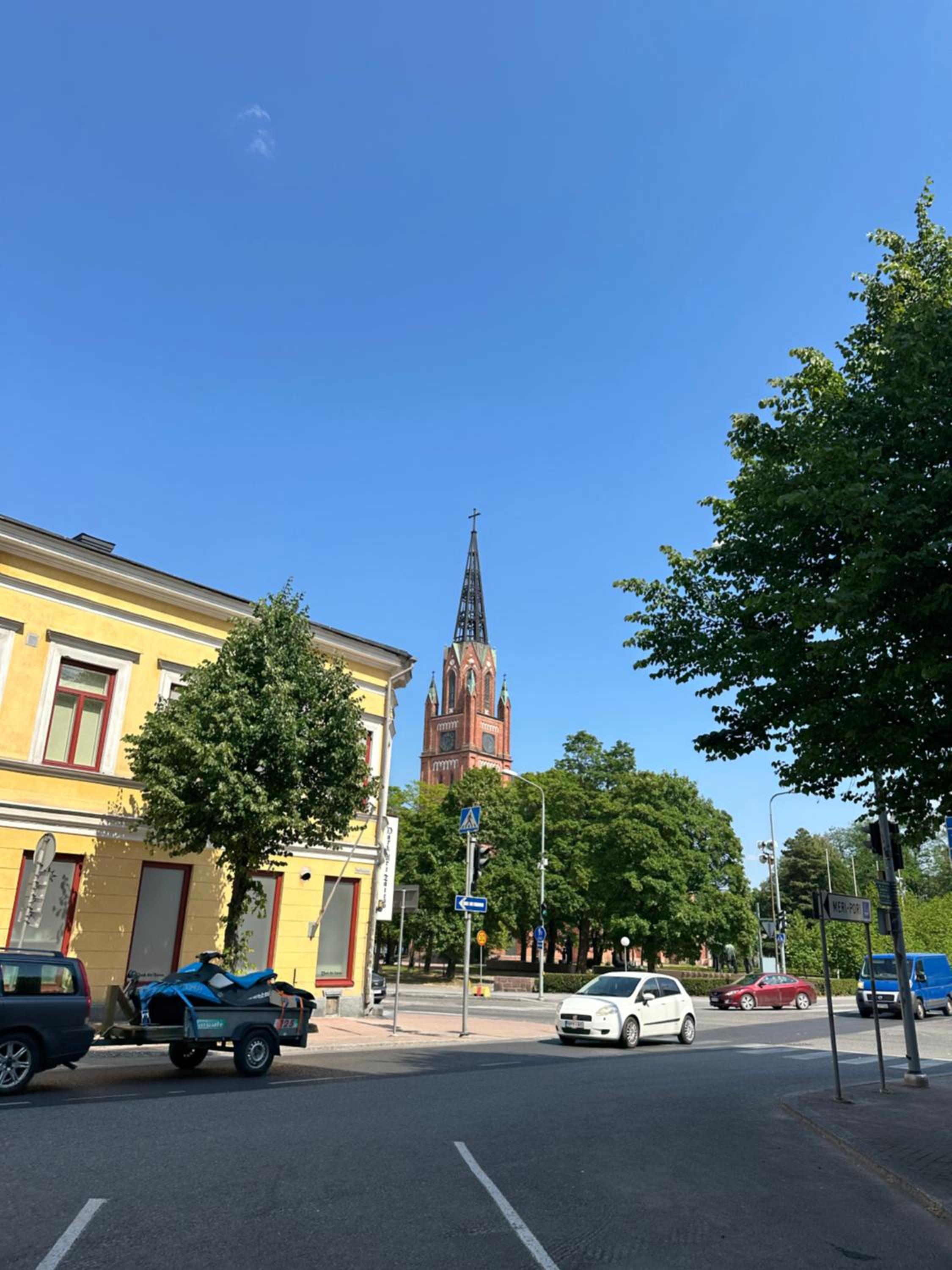 Boho-yksiö Porin sydämestä