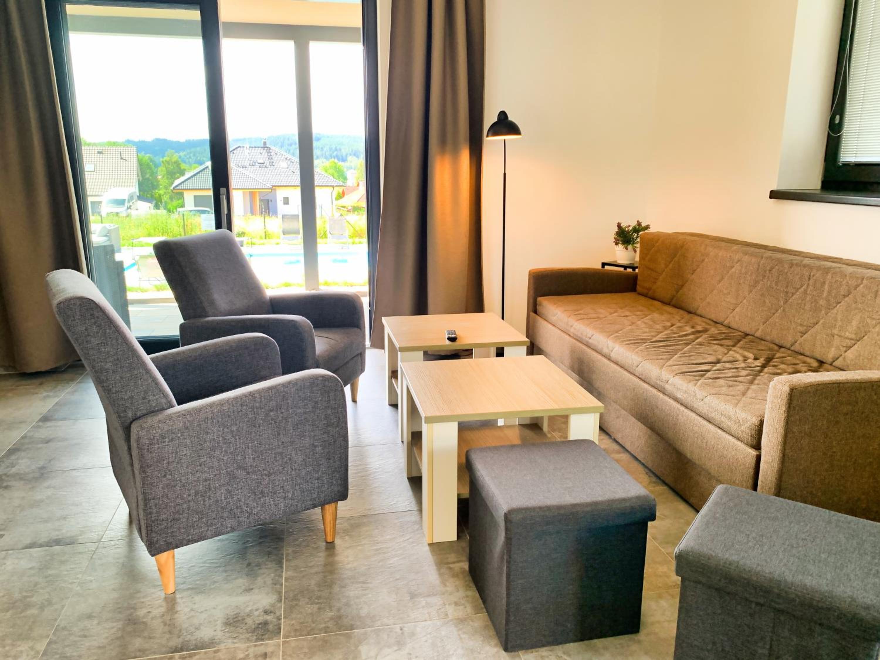 Apartmánové domy s bazénem Lipno 1