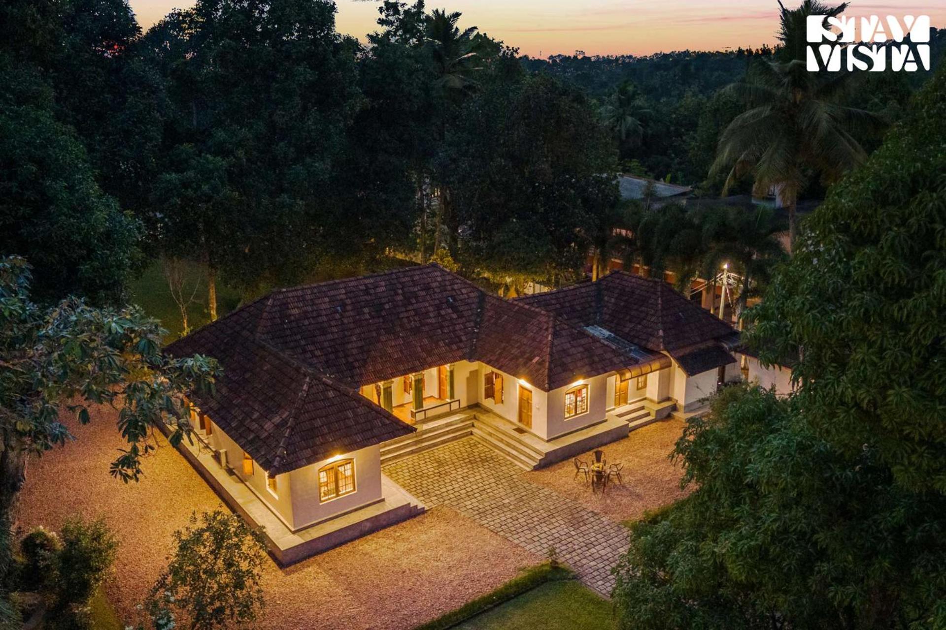 CVM House with Lawn at Thiruvalla by StayVista view 2
