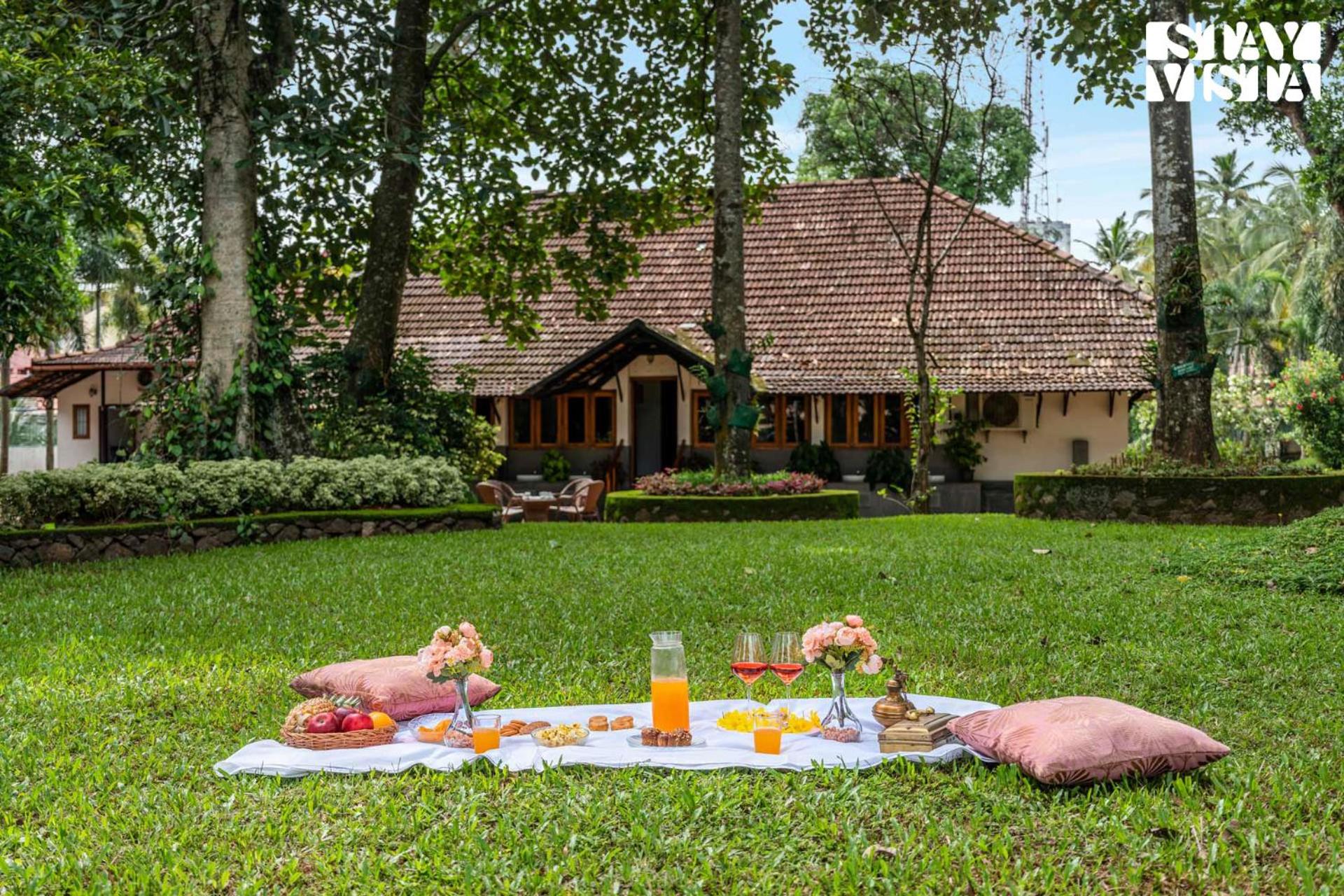 CVM House with Lawn at Thiruvalla by StayVista view 3