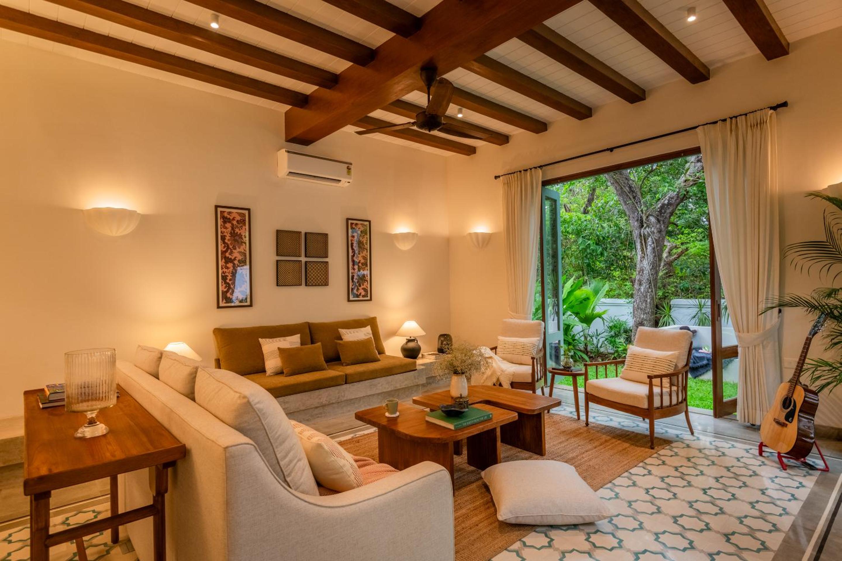 La Branca by The Blue Kite - Luxurious 4 BHK villas near Peaceful Morjim Beach, with Private Pool, Big Garden, Security, Kitchen, Wifi, Terrace view 4
