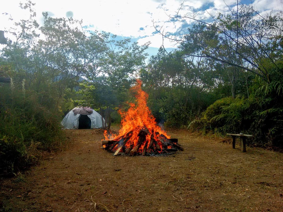 outdoor BBQ area