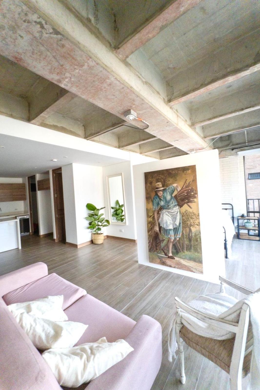 Industrial loft with beautiful view