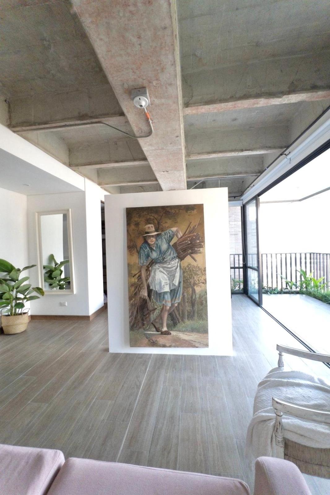 Industrial loft with beautiful view