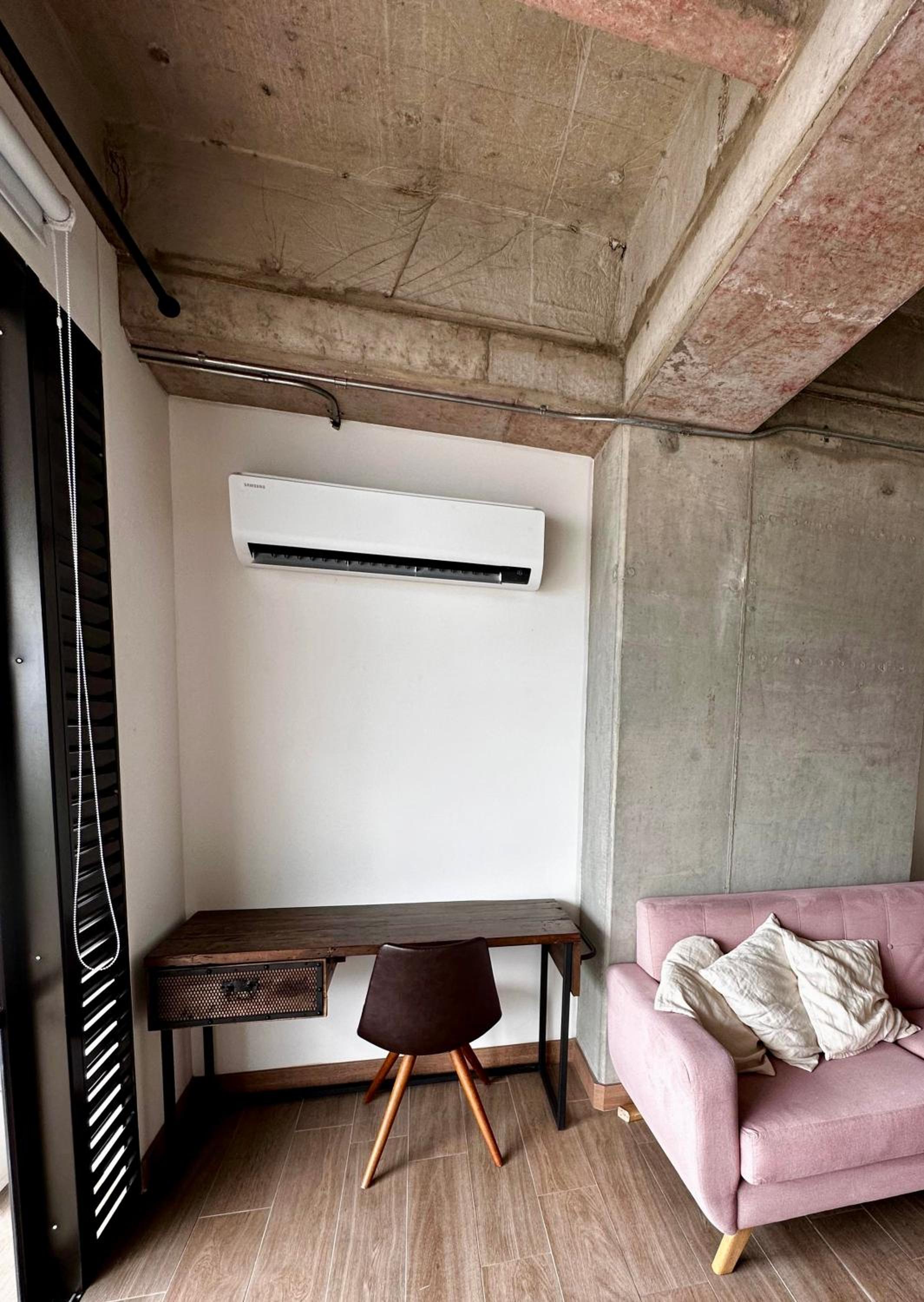 Industrial loft with beautiful view