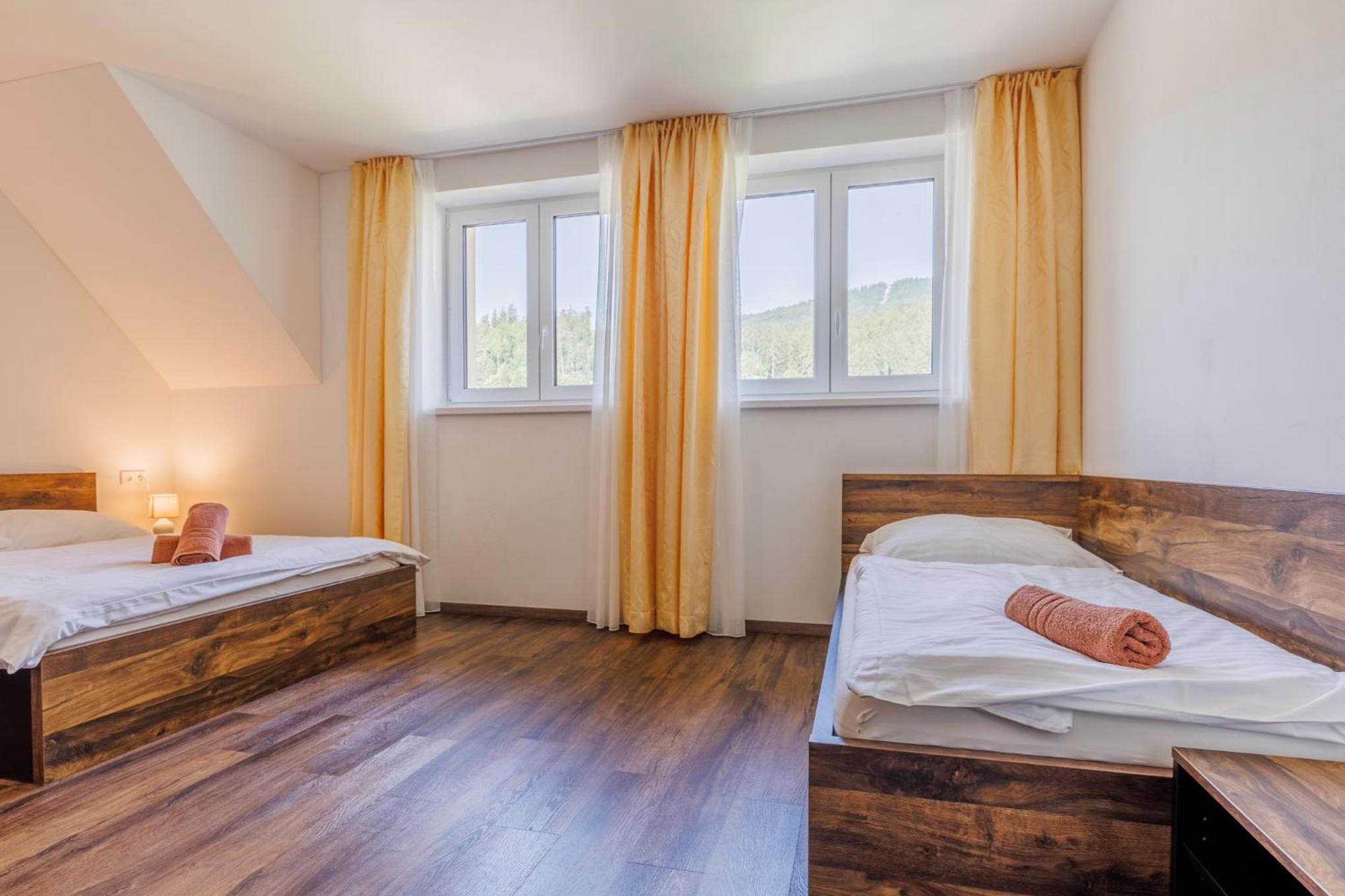 HP APARTMÁNY SKIAREÁL- Buková Hora v Orlických horách 100 m od lanovky