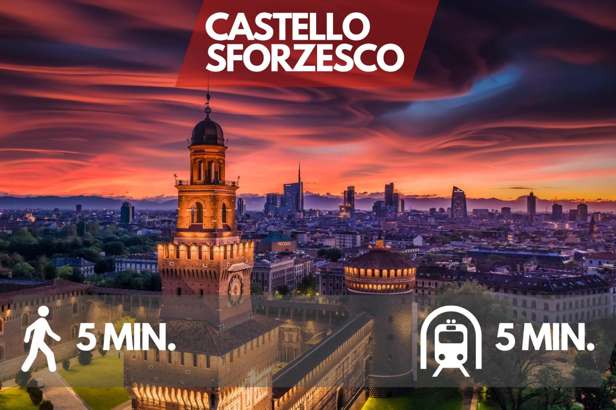 Spacious Apartment in Central Milan Next to Metro