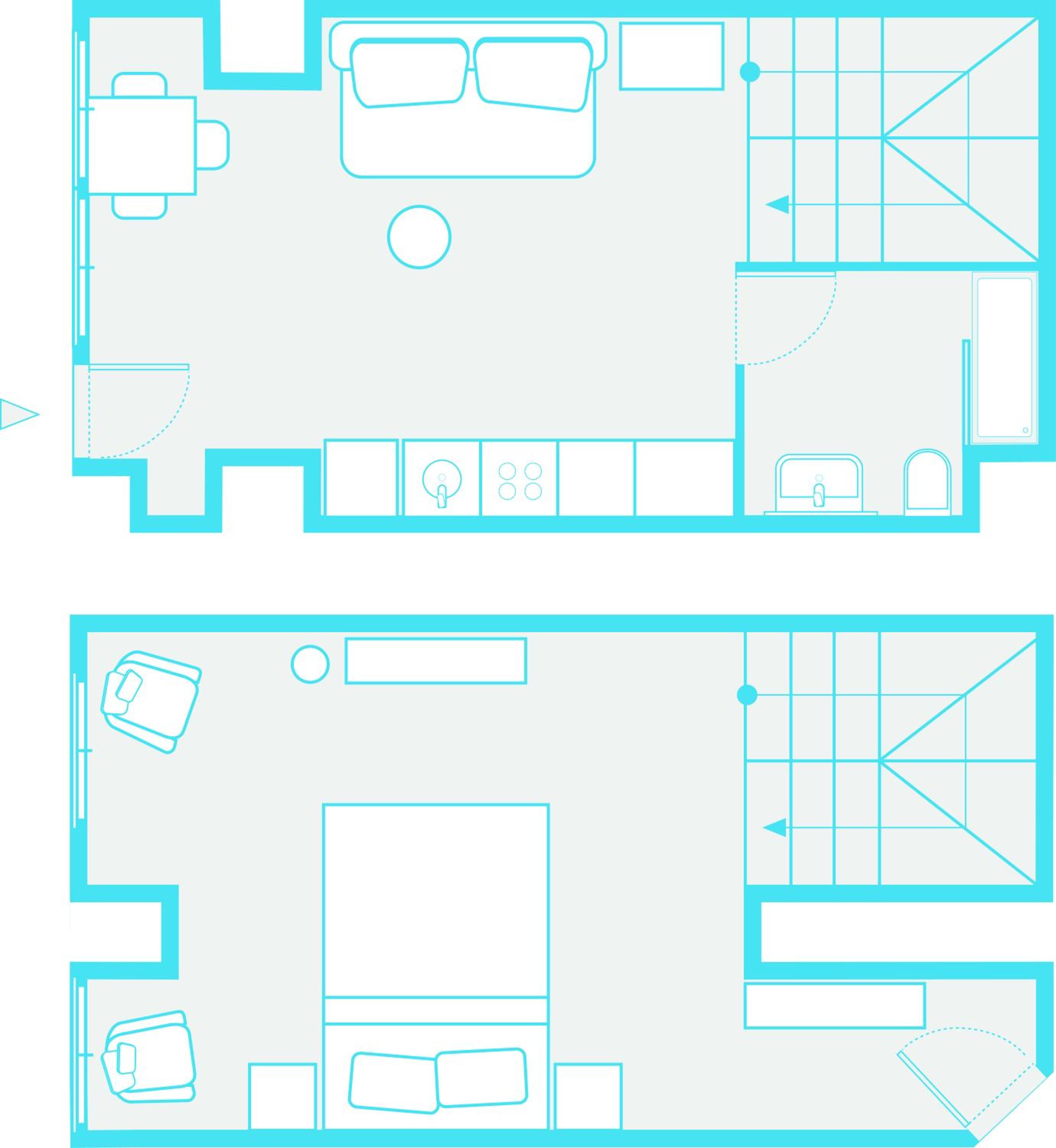 The Mierendorf I, campy group & family apartment, 1BR, 1 Living room, ideal for 2 - 4 Guests