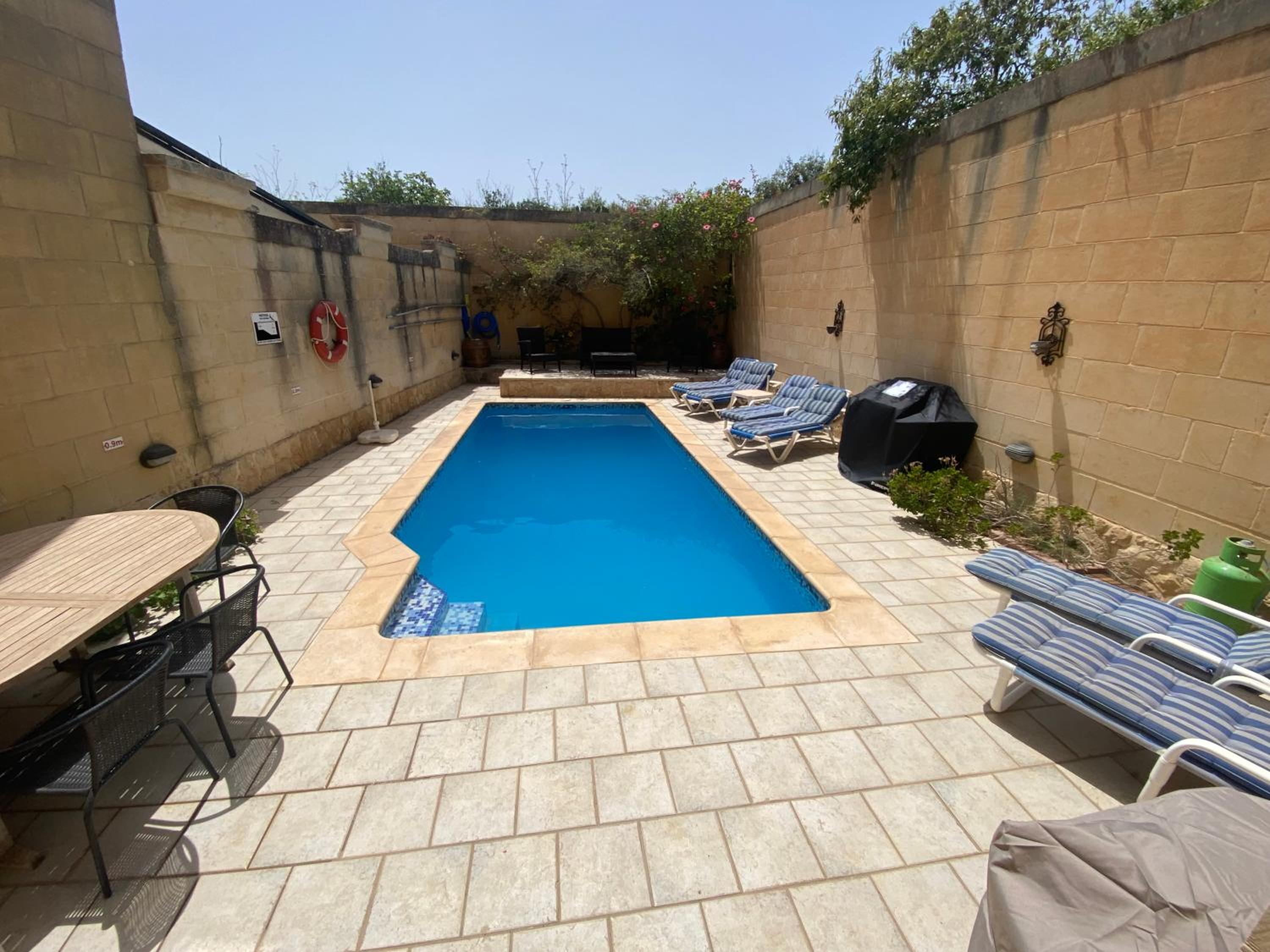 Gozo Entire Villa with Large Pool Sea and Country Views