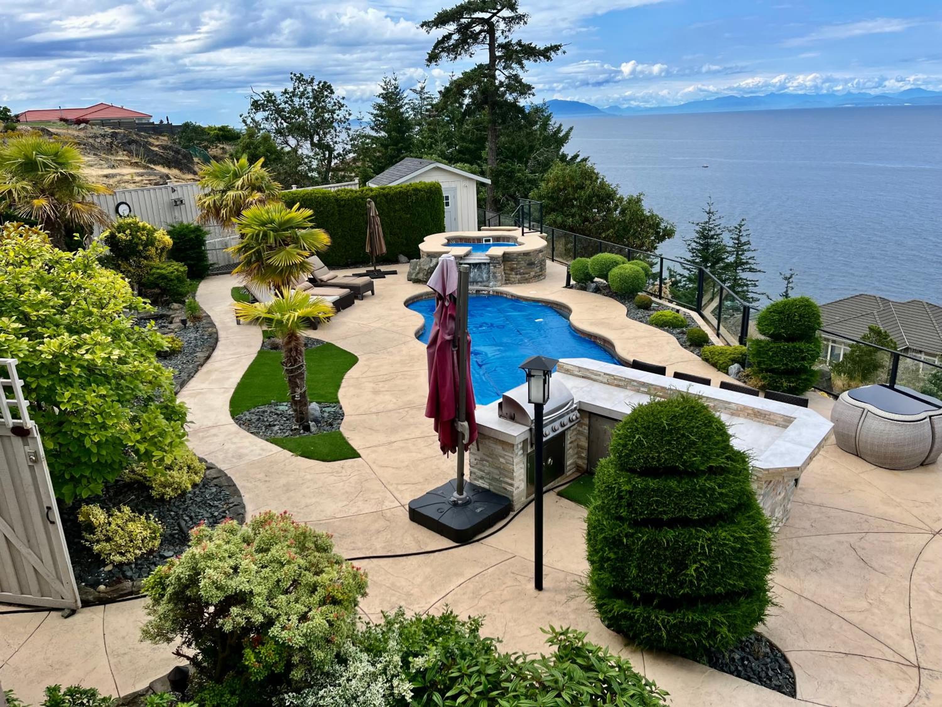 Oceanfront Gated villa