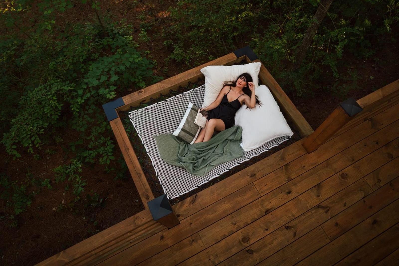 Luxury tiny cottage with deck hammock and hot tub! view 5