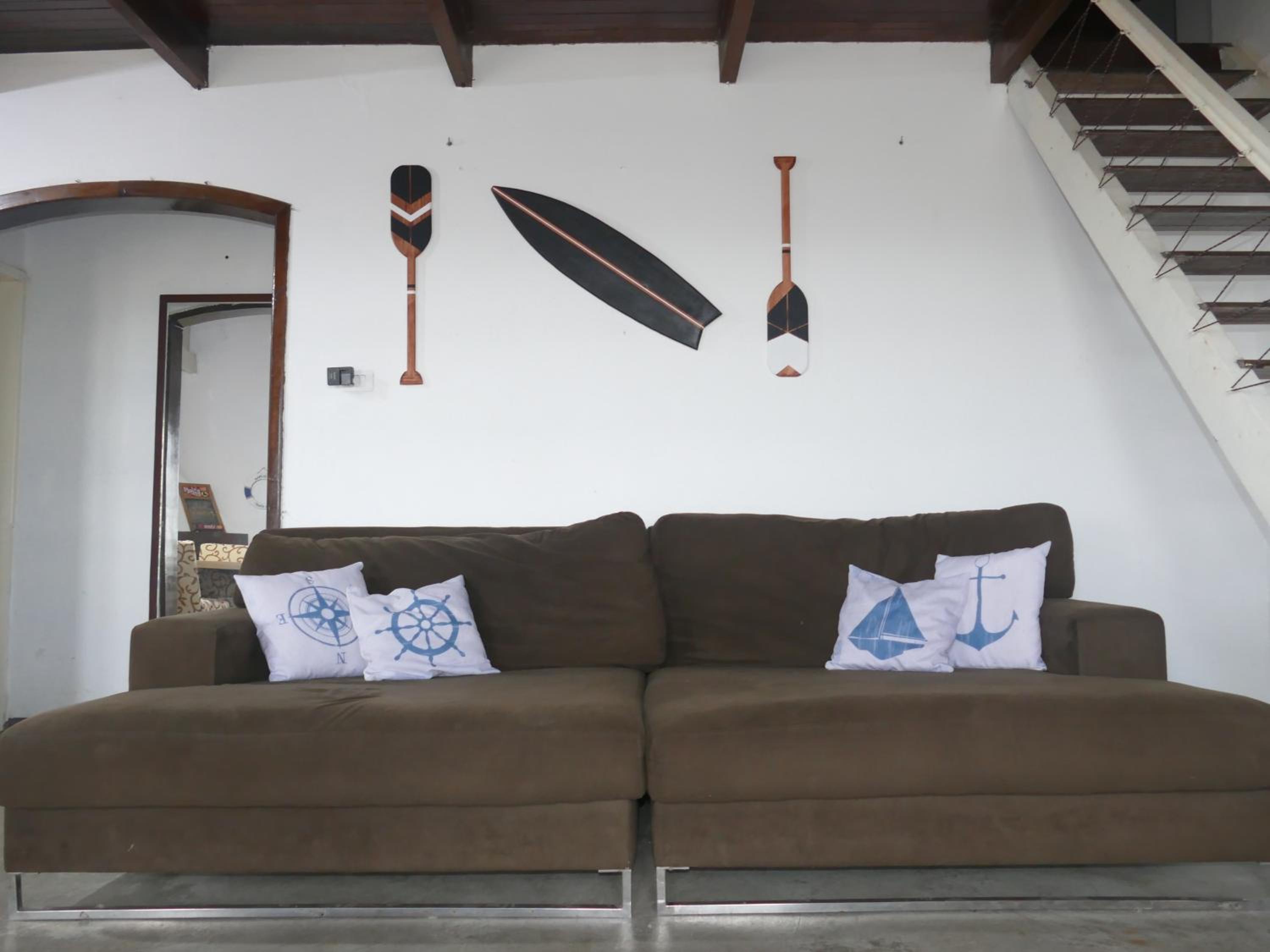 Casa pé na areia frente ao mar. Praia da Juréia.