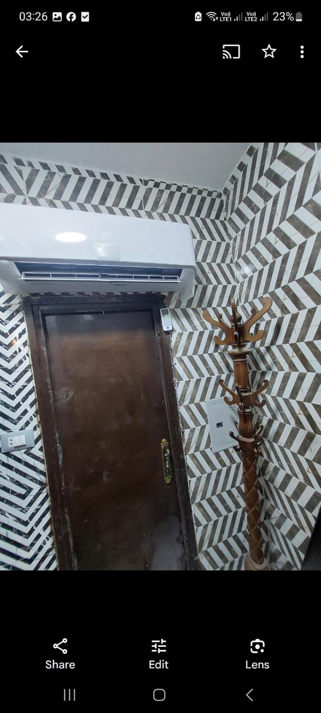Tiny cabin room studio for male only ladder bed AC private WC