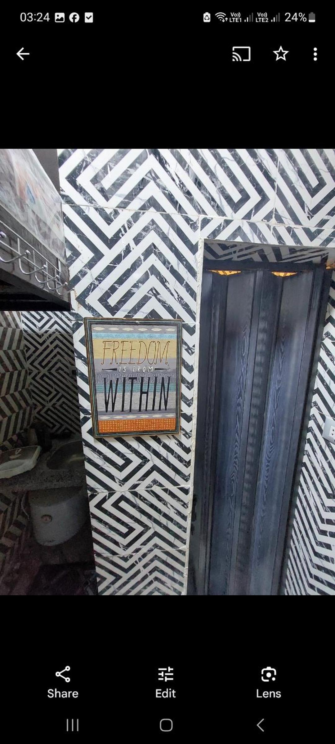 Tiny cabin room studio for male only ladder bed AC private WC