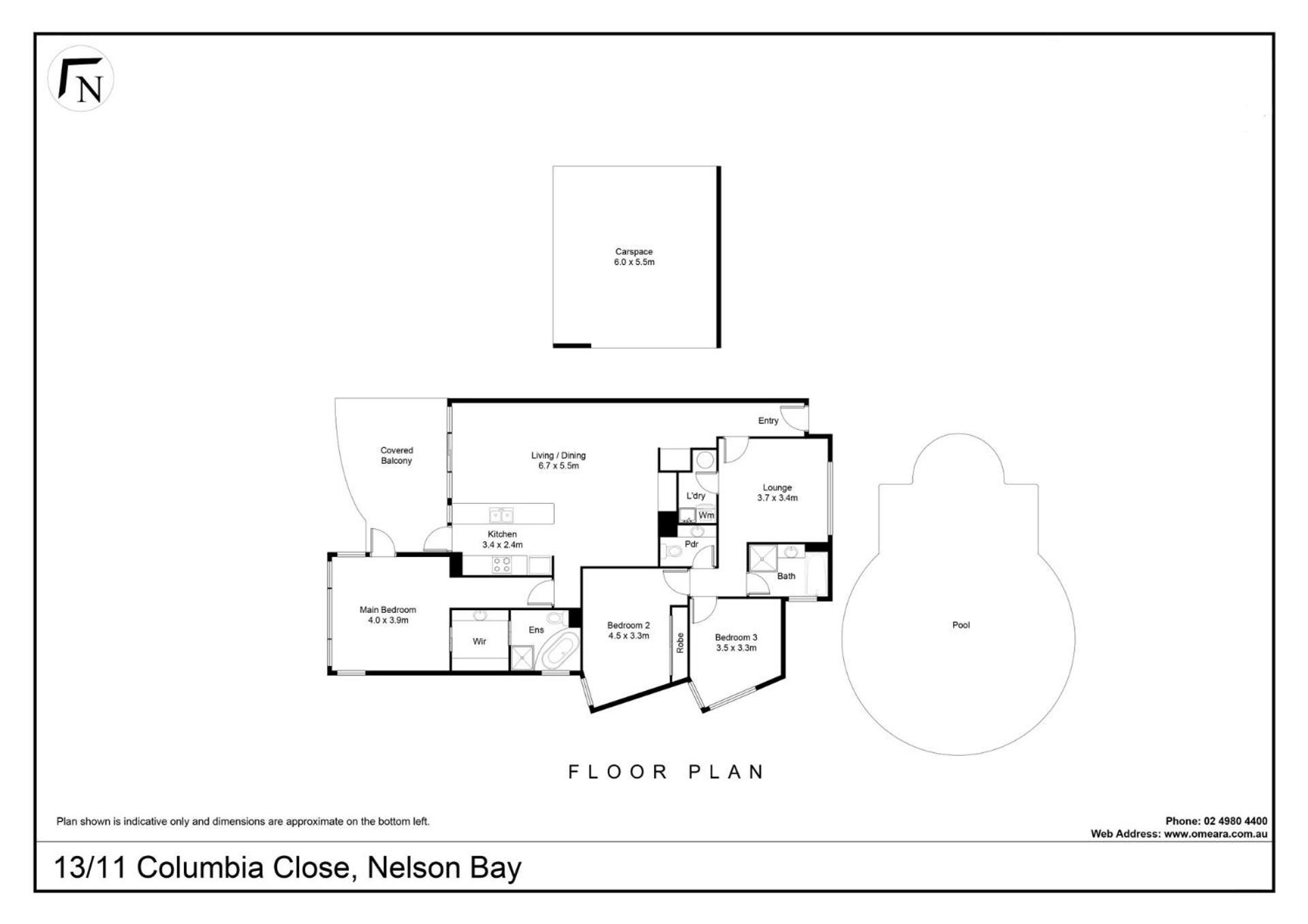 Florentine 13, 11 Columbia Close -fabulous unit with air con, wifi, pool, lift and waterviews