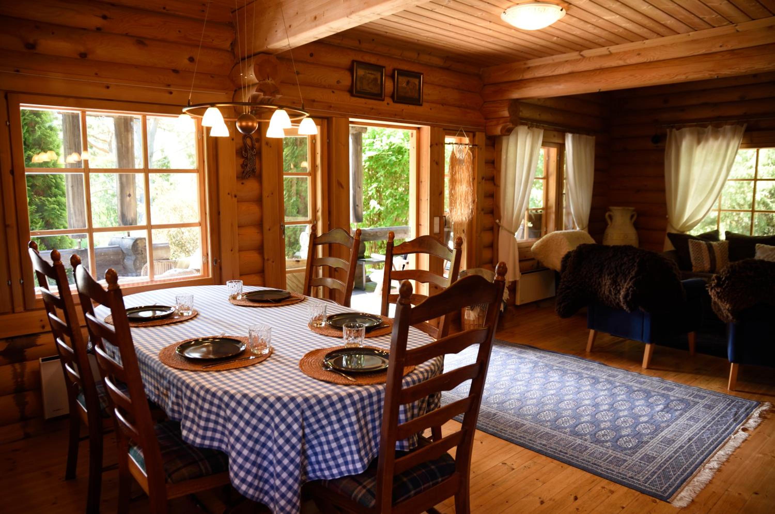 Seaside log-house 'Merehõbeda' with sauna and hot tub view 3