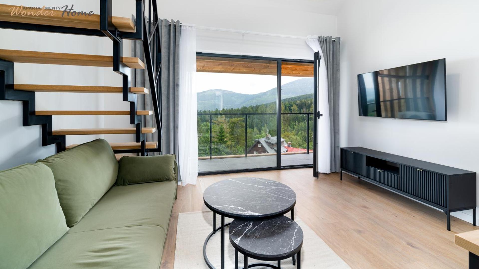 Wonder Home - Orlik Residence - Apartamenty z widokiem na Śnieżkę, blisko wyciągów, Ski Arena i Kościółka Wang
