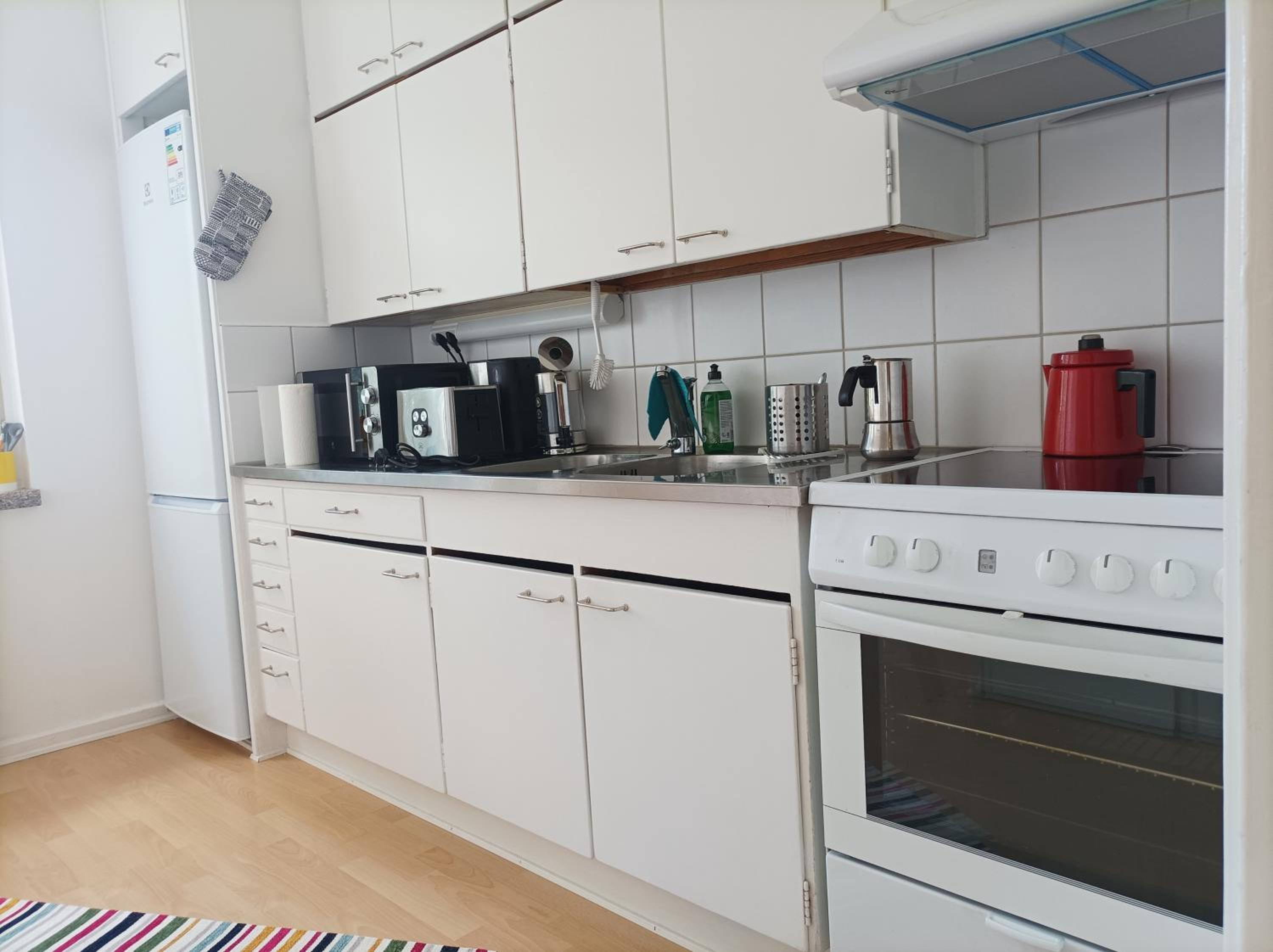 Huippukaksio parvekkeella Linnan lähellä