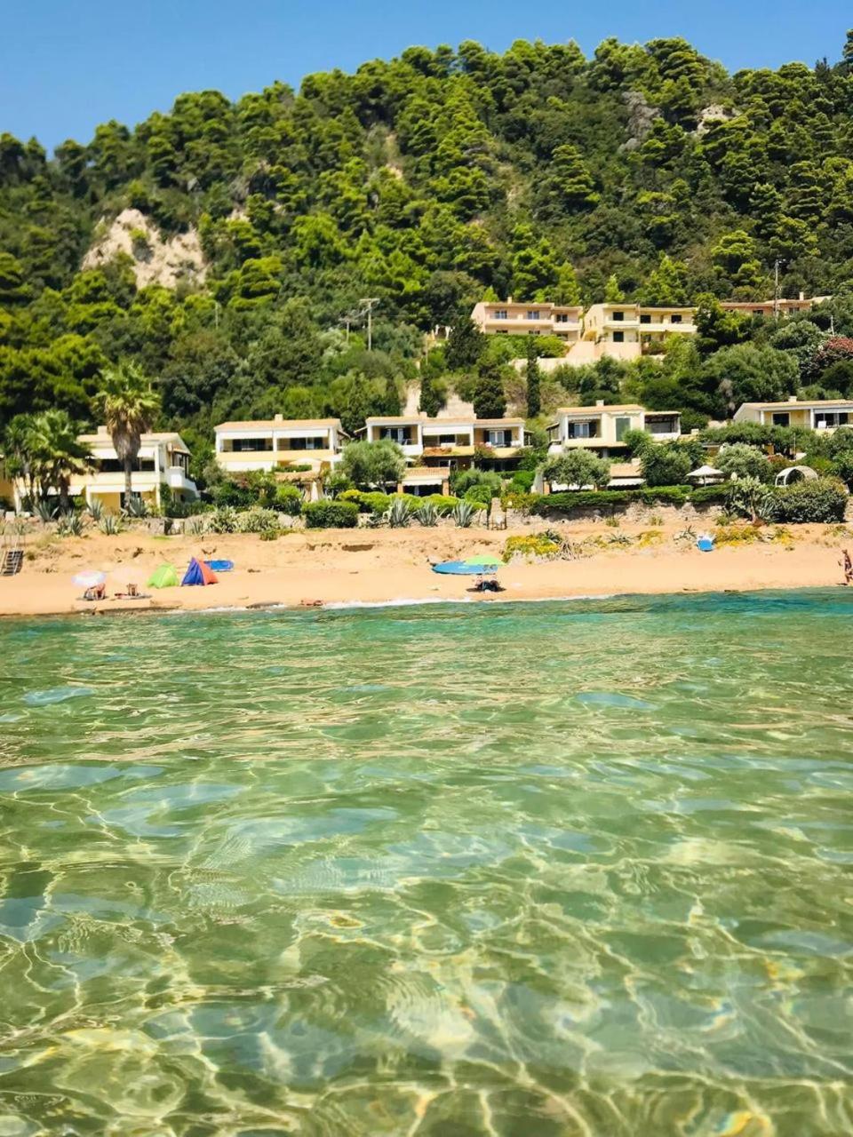 Corfu Glyfada family beach house view 3