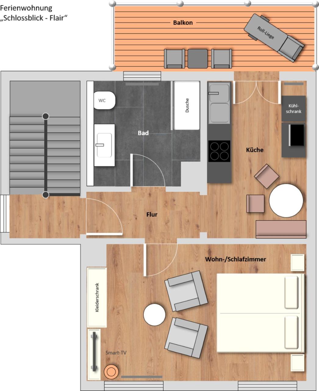 Apartment Schlossblick - Top location