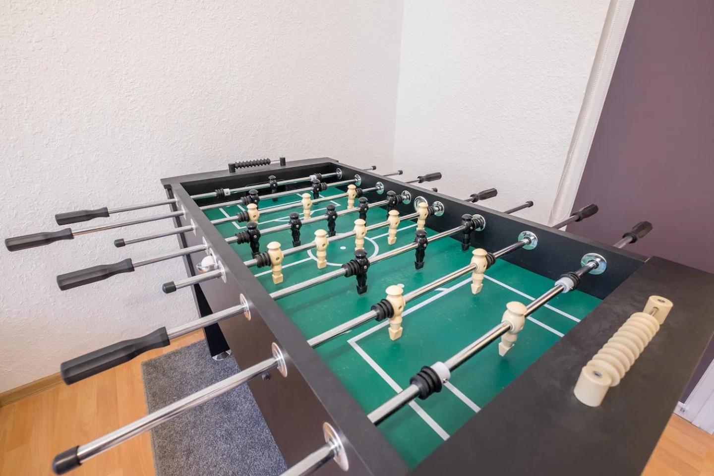 Stay and Play - Foosball and Comfort