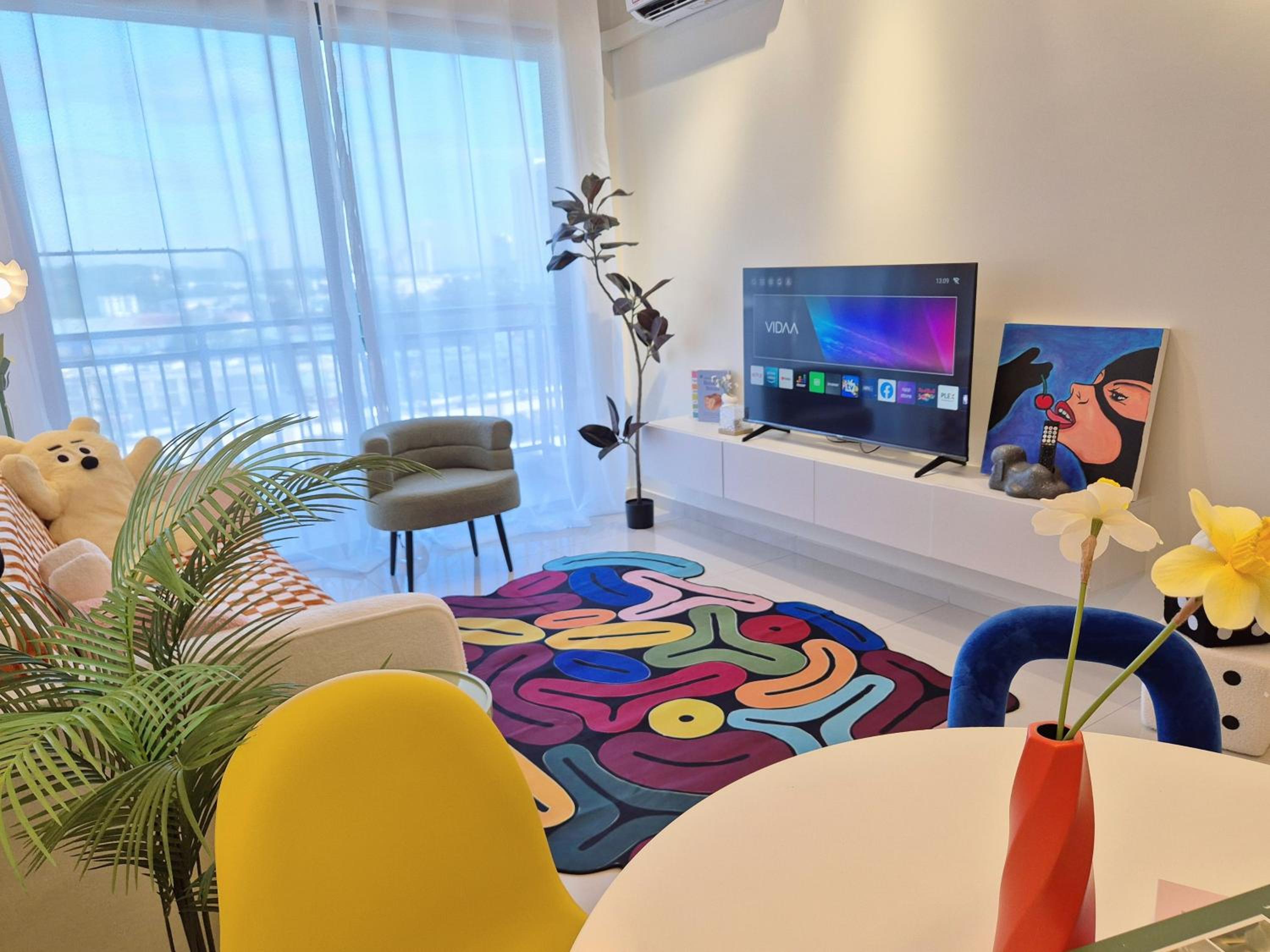 Funky Pop Art Paradise - 3 Pax 2 BR close to JB Town