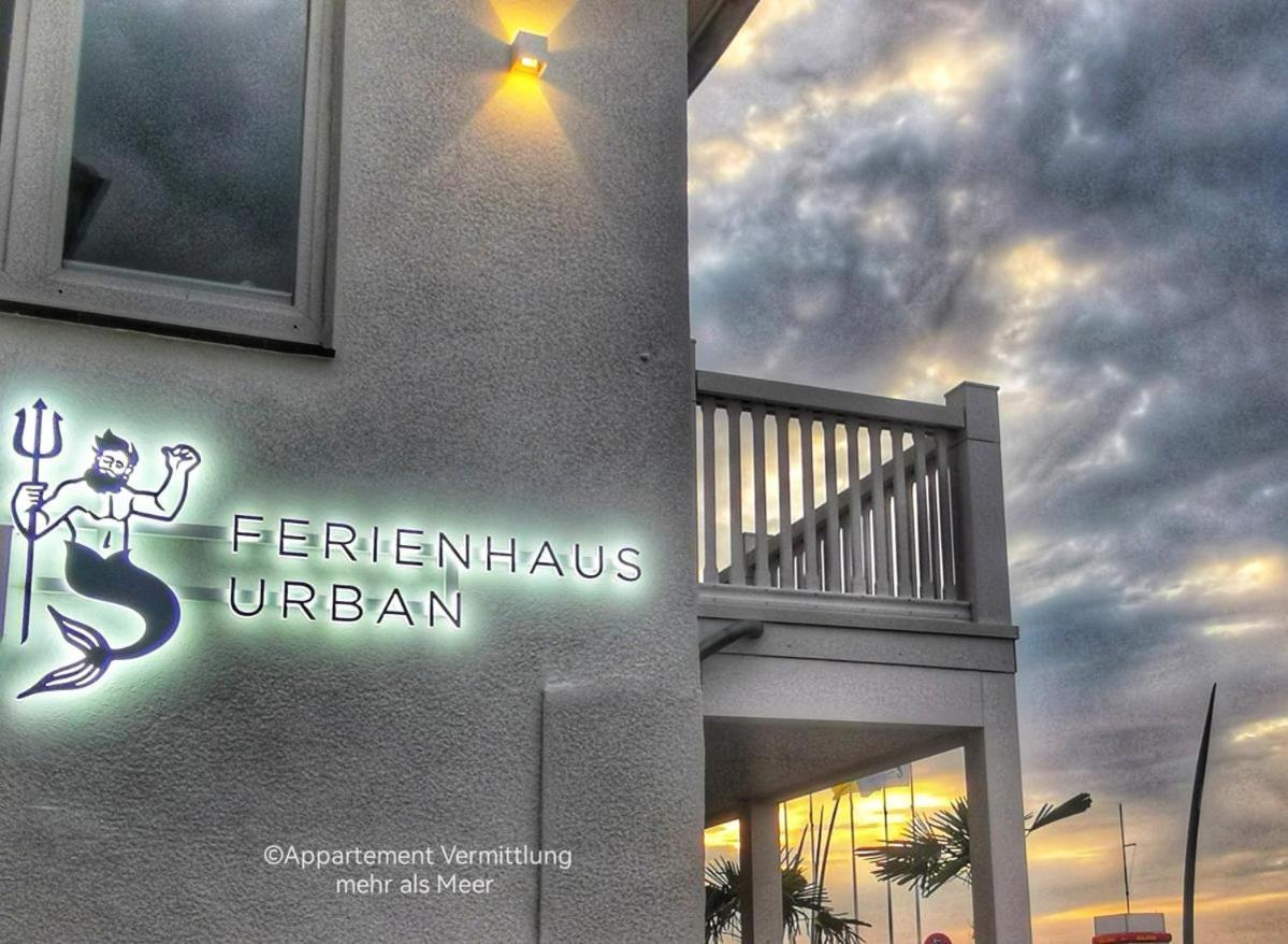 Ferienhaus Urban Fewo Beletage 2 bis 6 Personen mit Panorama Meerblick WLAN gegenüber vom Strand