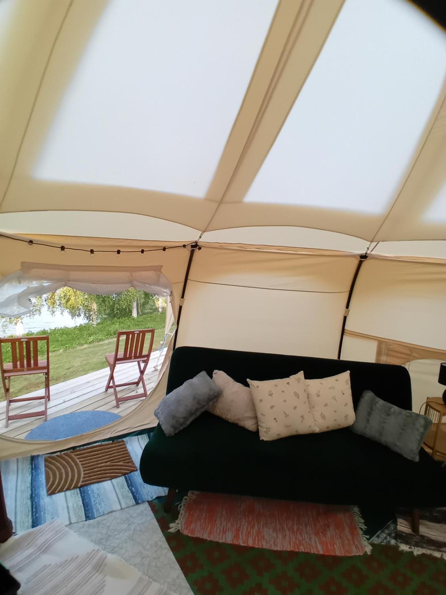 Glamping - Tent , Tält Zelt-Lodge Vindelälven view 4
