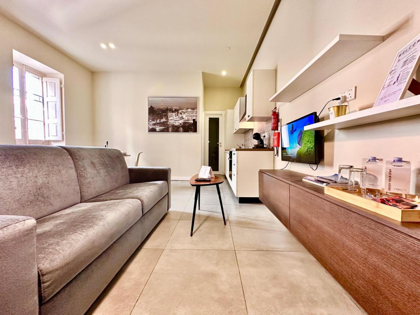 Charming flat off the sea front view 5