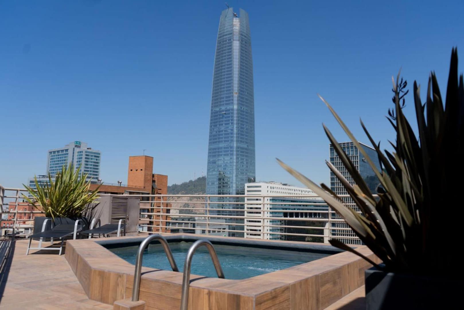 Modern and with view of the Costanera Center mall