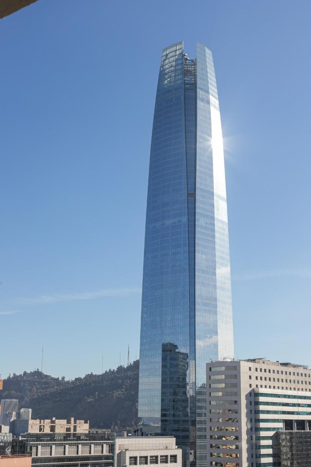 Modern and with view of the Costanera Center mall