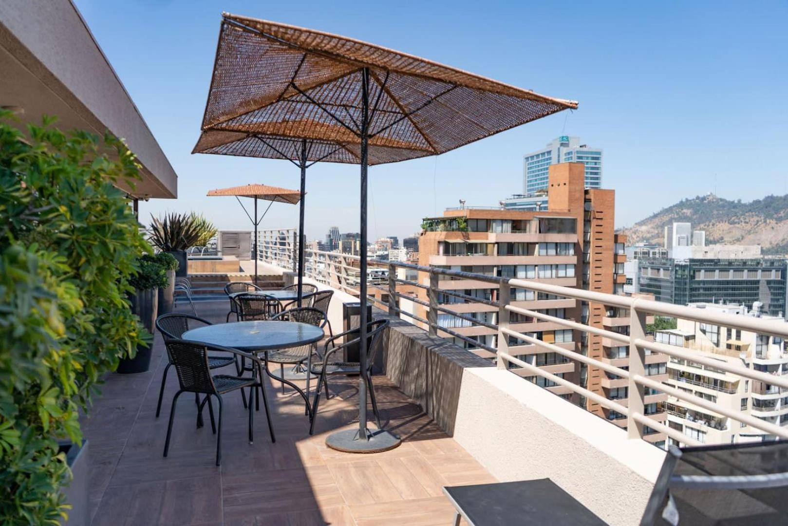 Modern and with view of the Costanera Center mall
