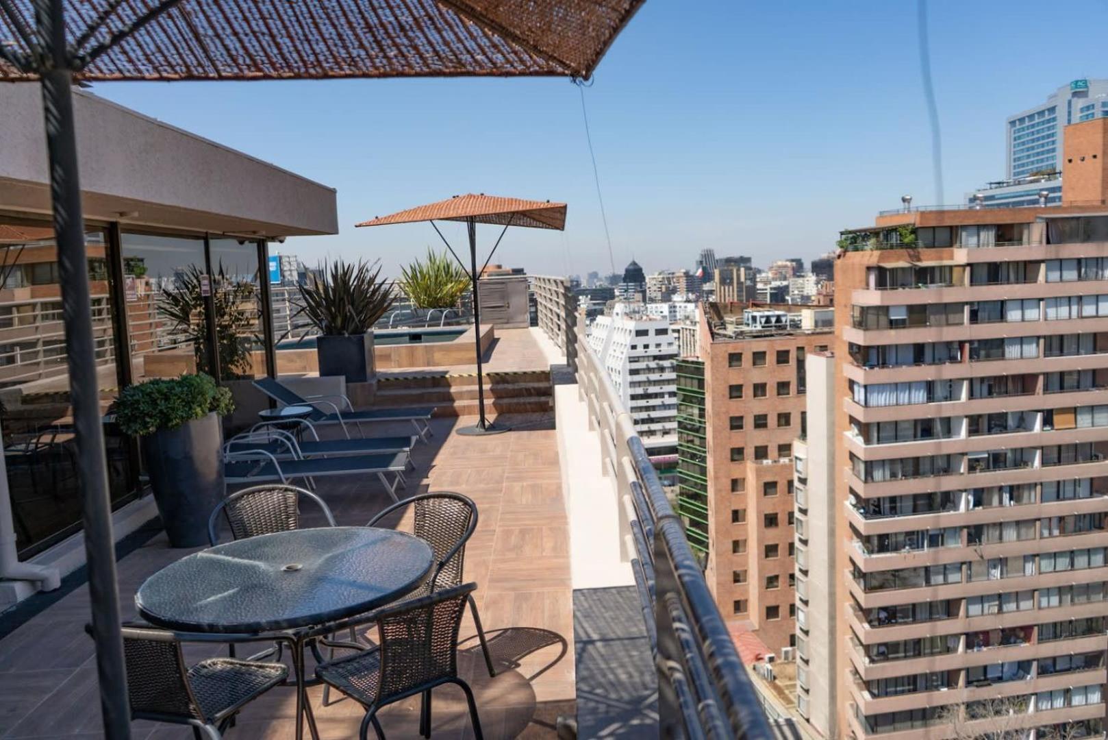 Modern and with view of the Costanera Center mall
