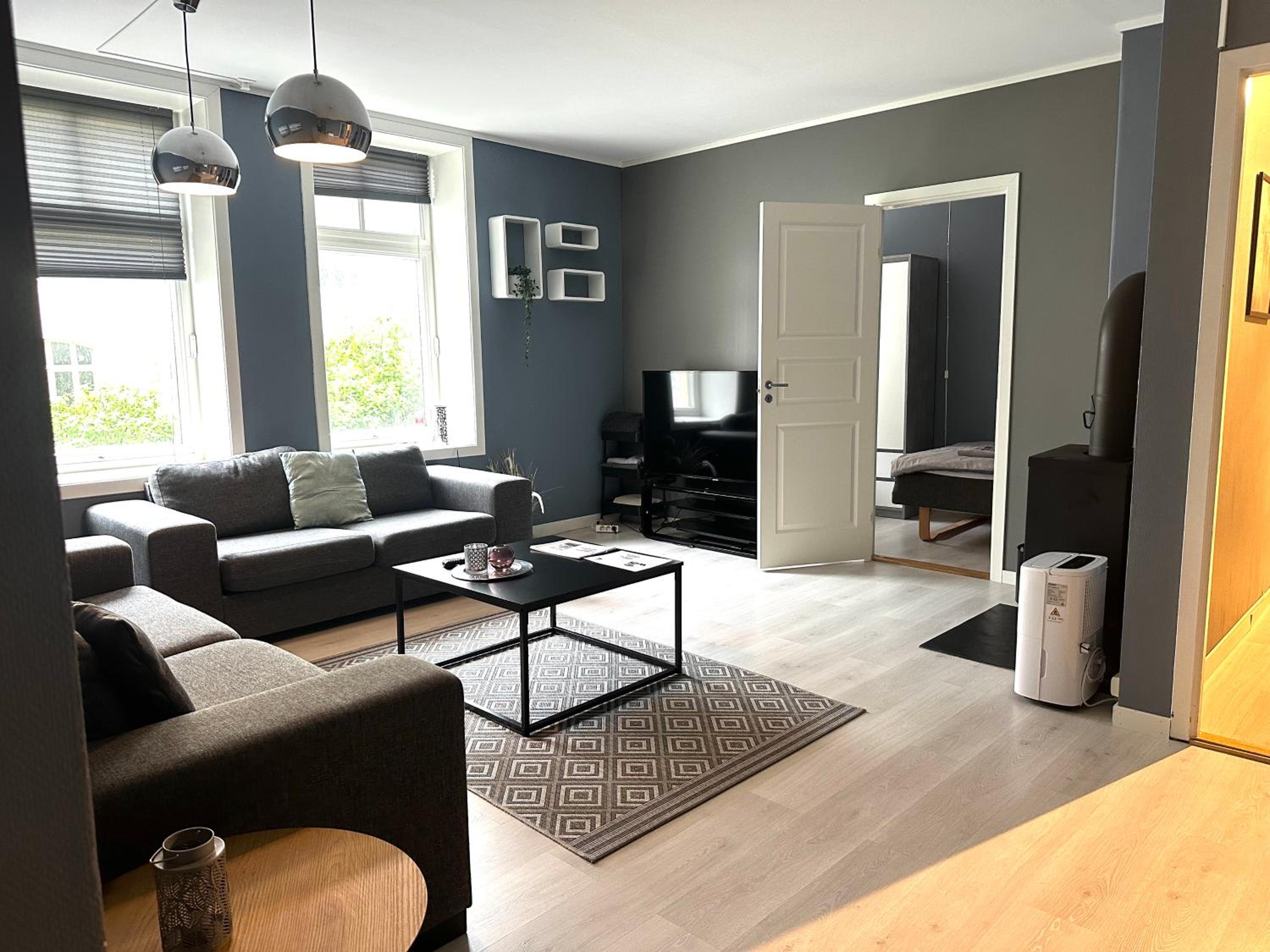 Ålesund City Center - Modern 80-m2 flat with 3 bedrooms
