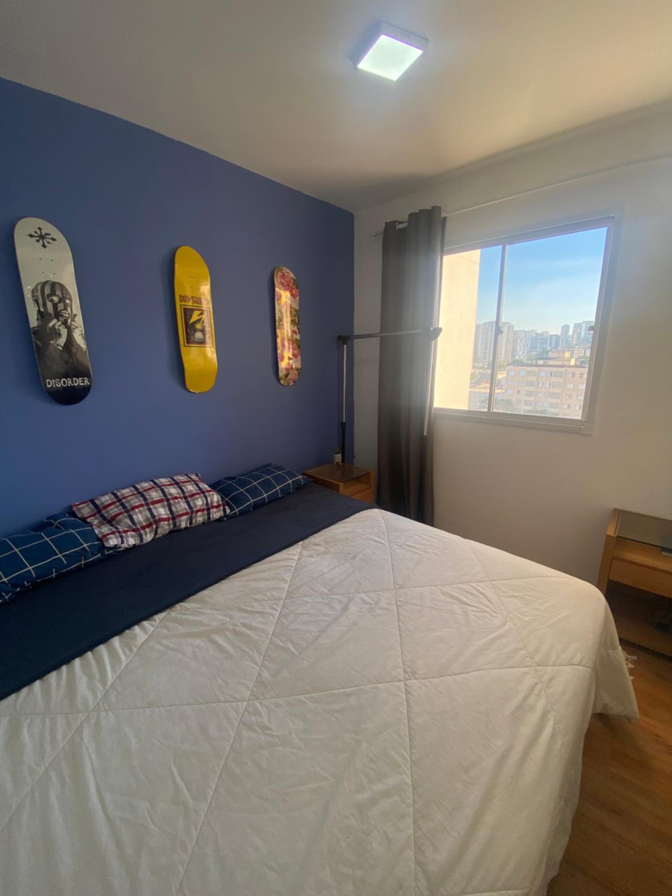 Apartamento 34m com varanda e vista livre