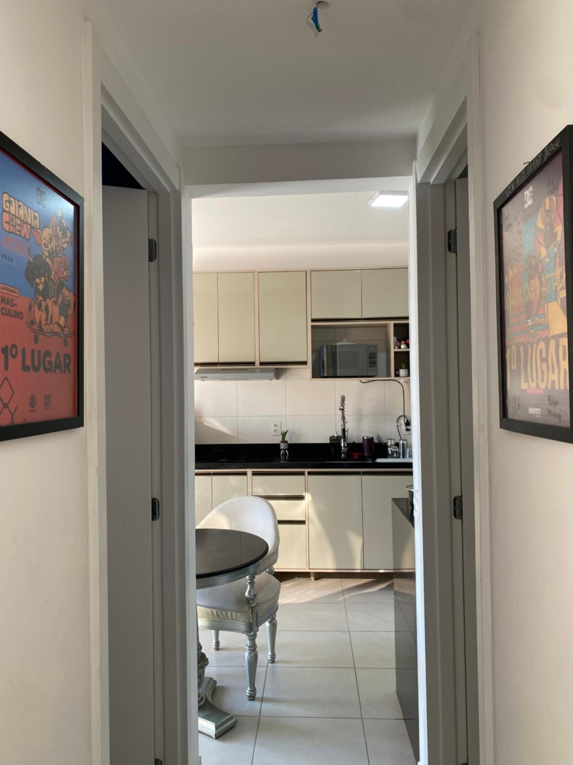 Apartamento 34m com varanda e vista livre