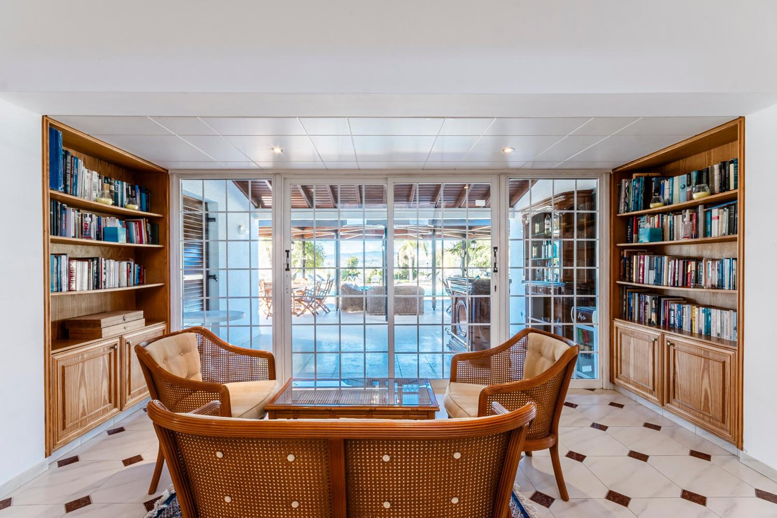 Mountain view 6 bed mansion with Private Padel Court, Pool & Gym