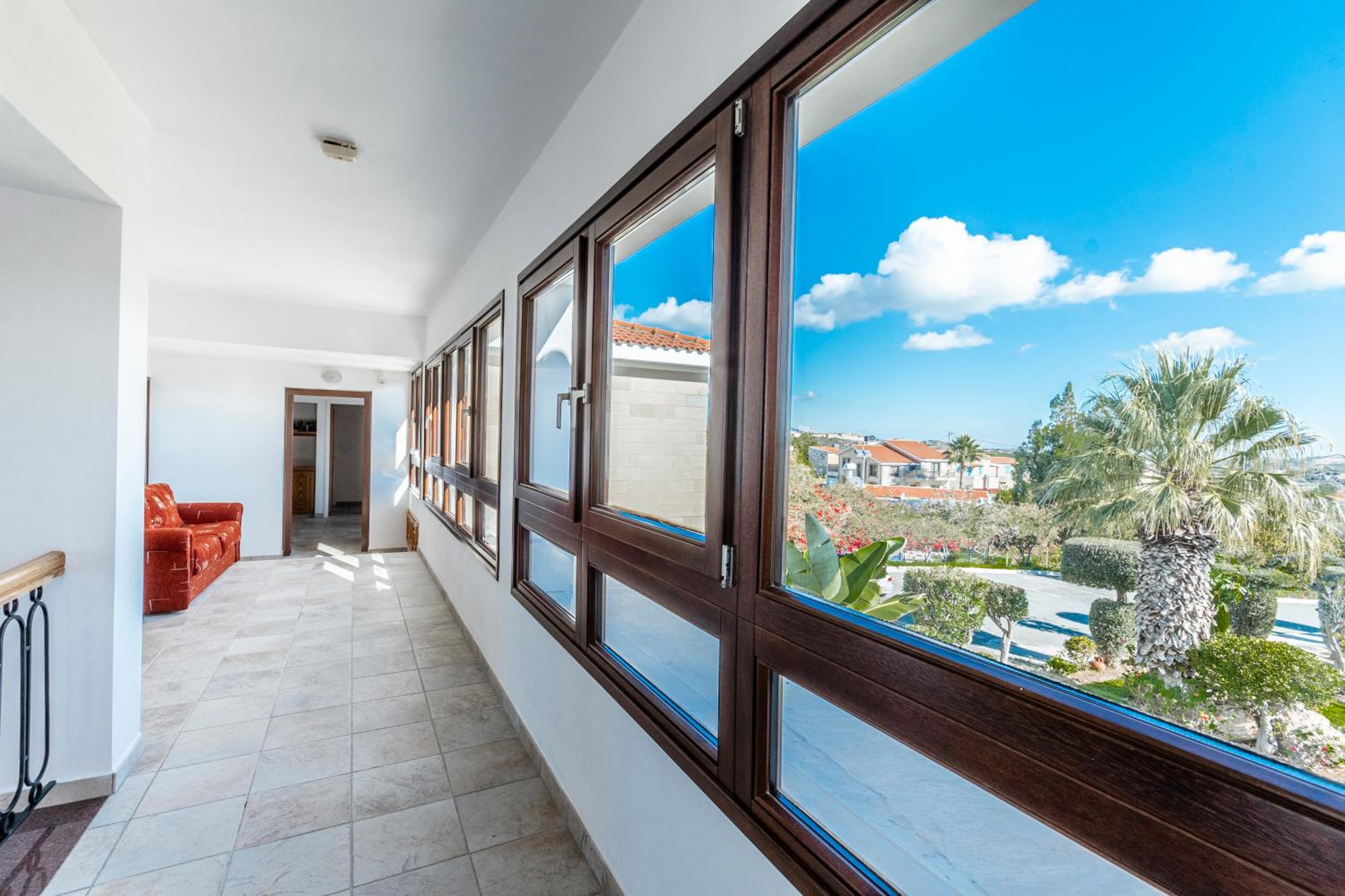 Mountain view 6 bed mansion with Private Padel Court, Pool & Gym