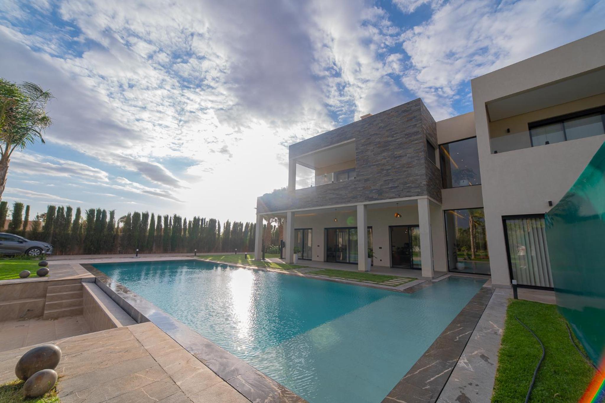 Villa Marrakech vue atlas view 2