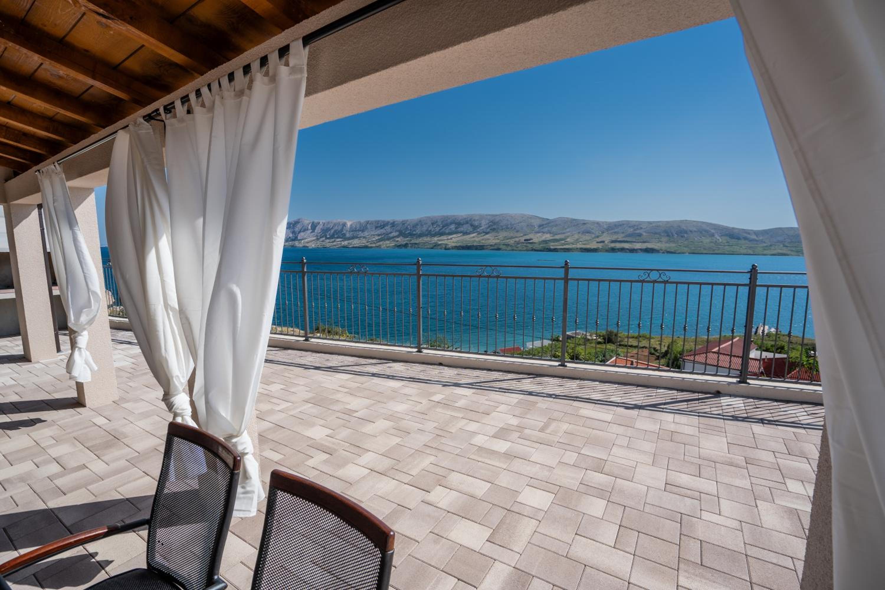 Villa Kamia - Luxury seaview villa with private heated pool view 4
