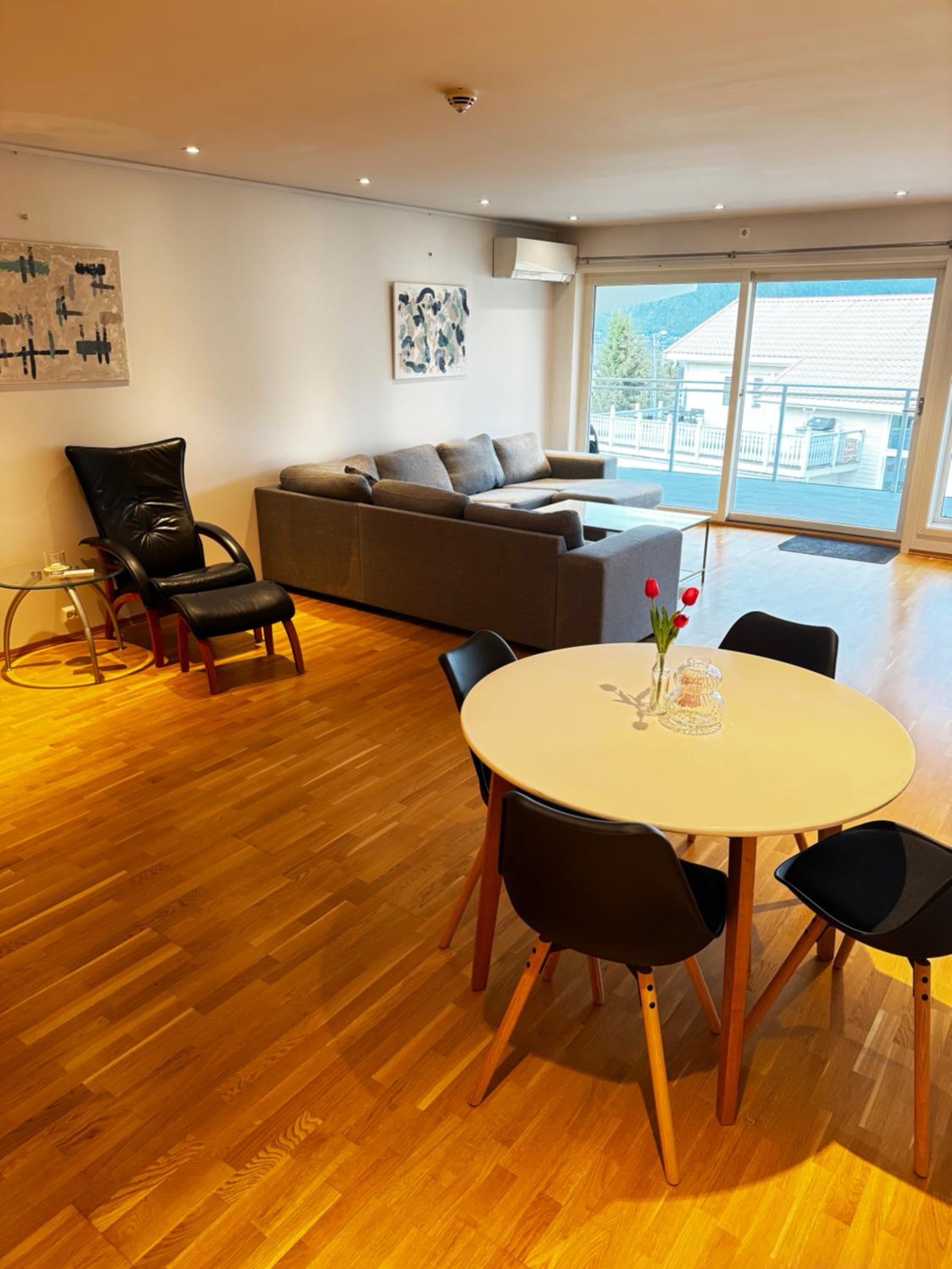 Sentral leilighet med fantastisk utsikt
