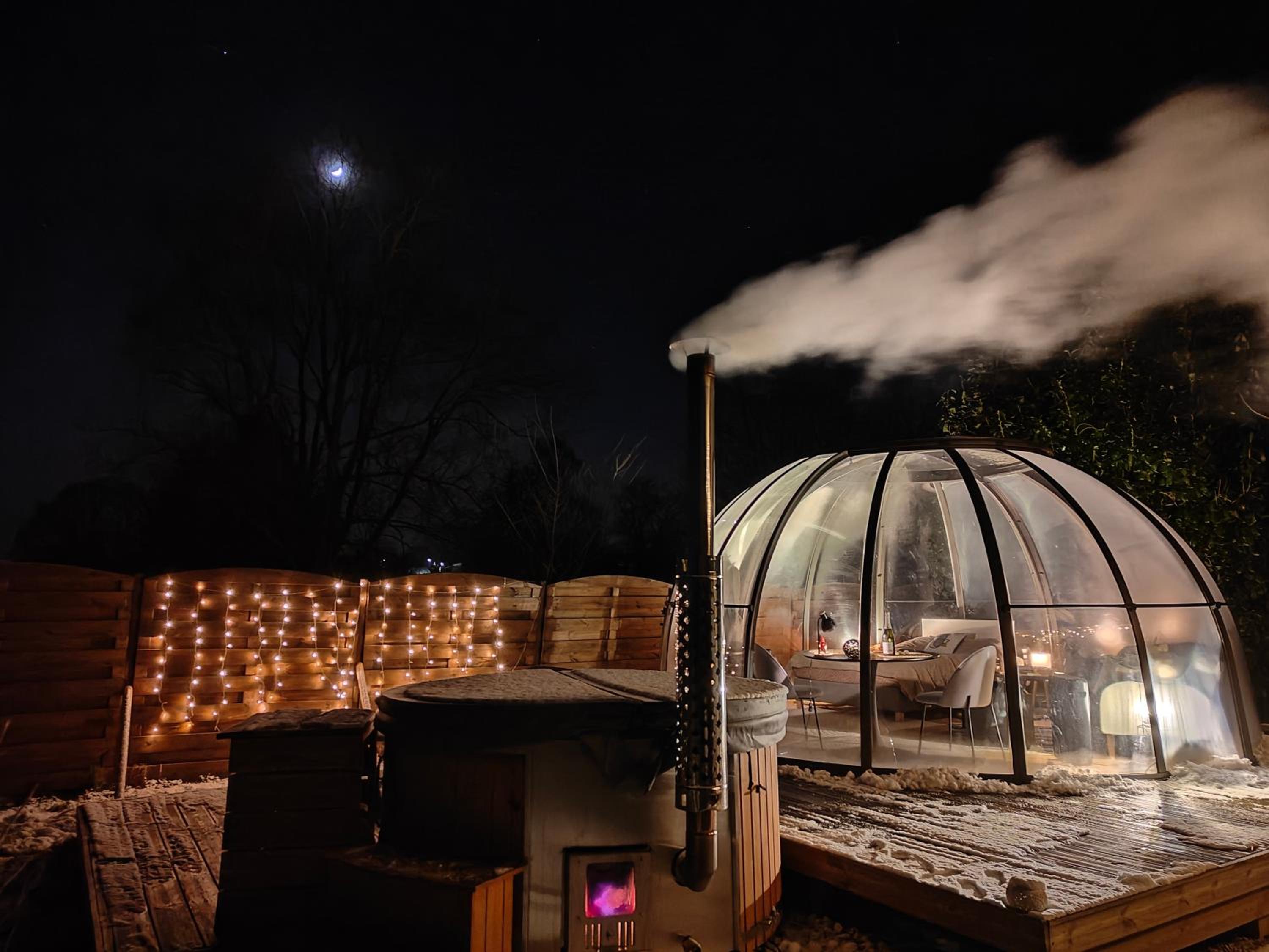 Sphair aux merveilles - Dôme romantique avec vue panoramique sur la nature