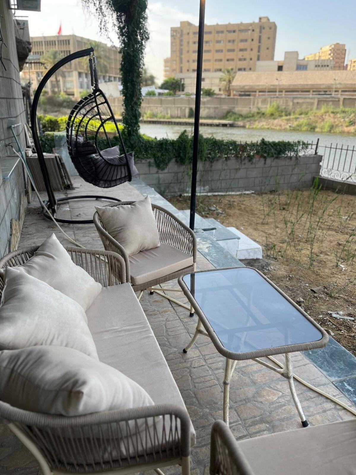 Lake and nile view garden area