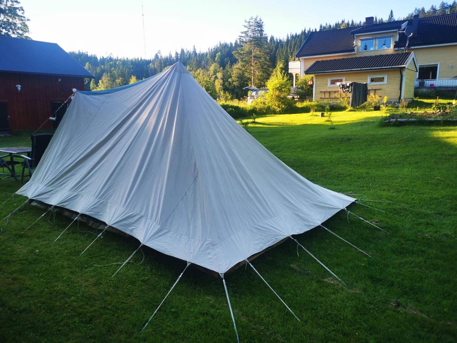 Cosy tent in garden of Swedish landhouse view 3