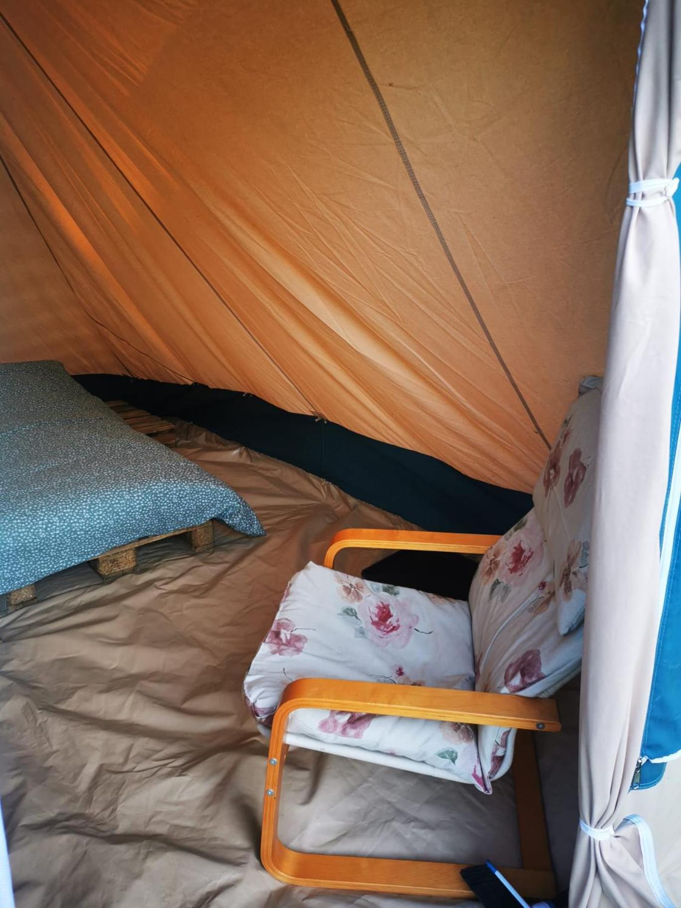 Cosy tent in garden of Swedish landhouse view 4
