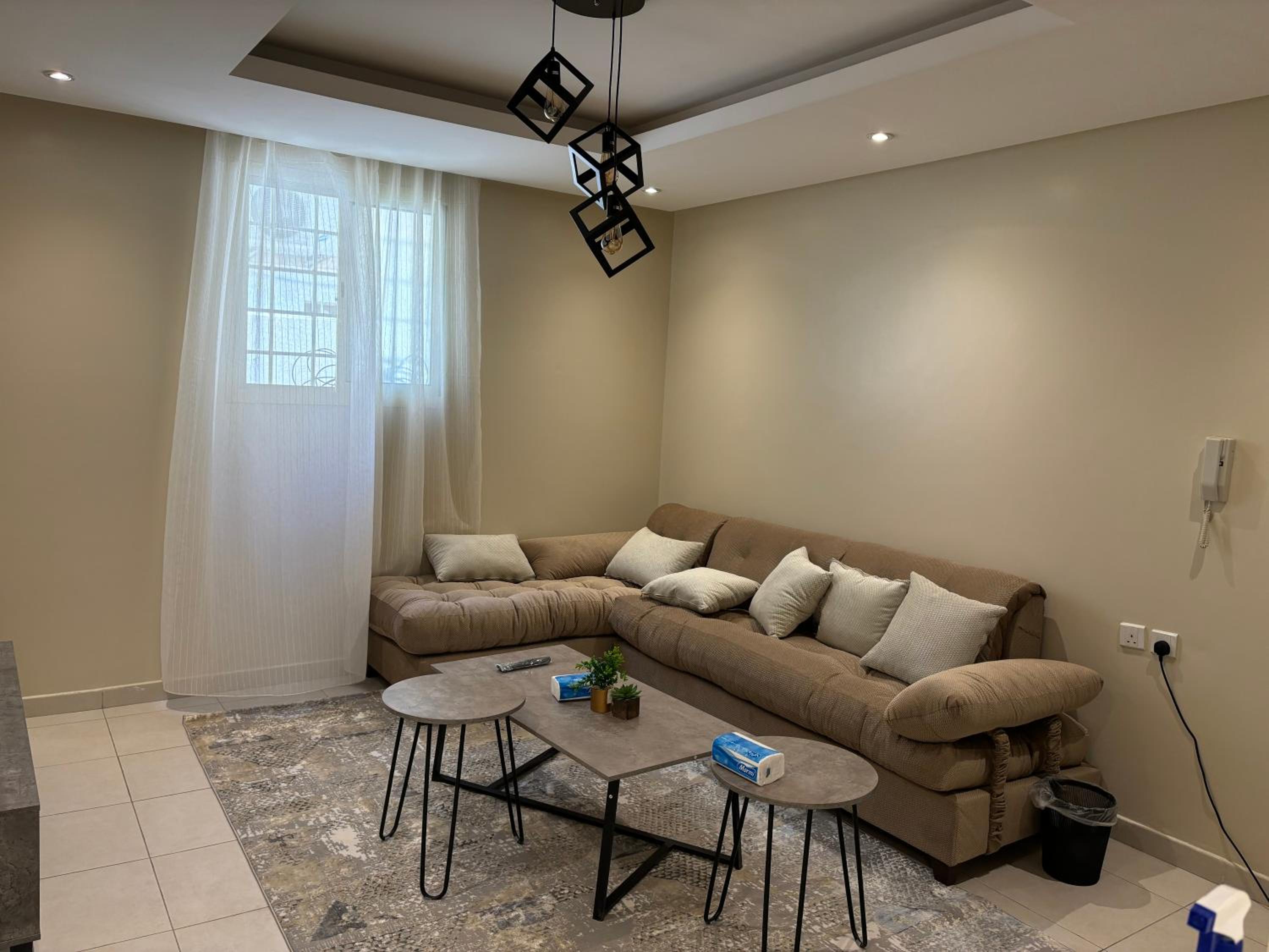 New apartment with room and living room