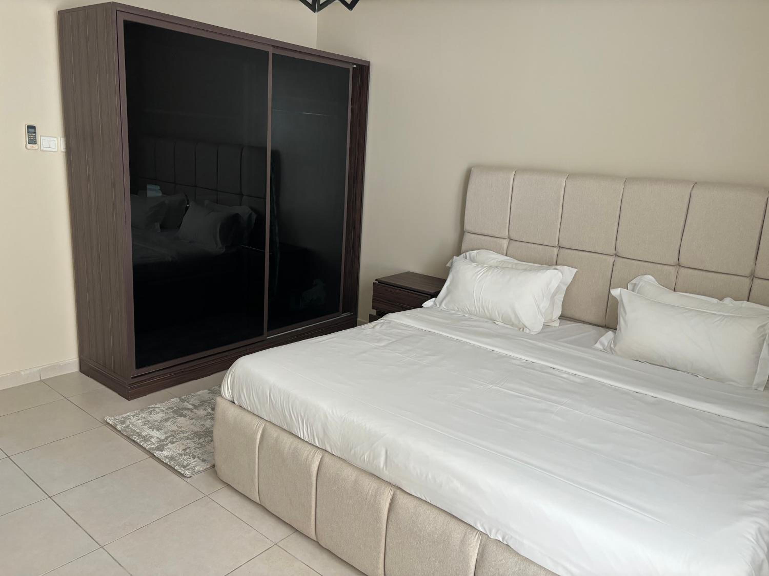 New apartment with room and living room